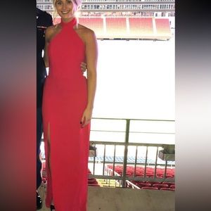 Amanda Prichard queen gown Red - sold out on Revolve!